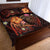 Vanuatu Polynesian Quilt Bed Set - Legend of Vanuatu (Red) - Polynesian Pride