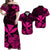 Hawaii Matching Dress and Hawaiian Shirt Polynesia Pink Kanaka Maoli LT13 Pink - Polynesian Pride