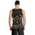 Kosrae Micronesia Men's Tank Top - Gold Tribal Wave - Polynesian Pride