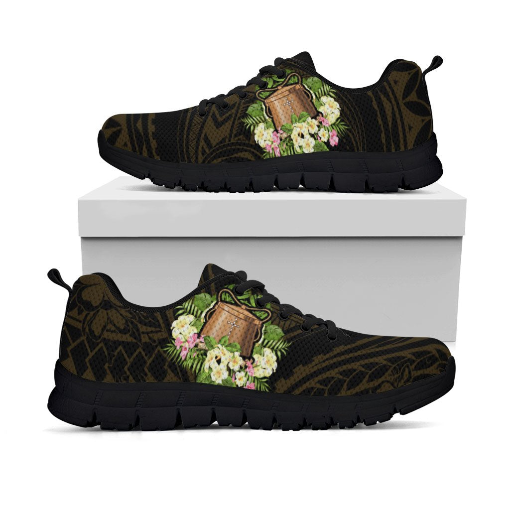 Tokelau Sneakers - Polynesian Gold Patterns Collection - Polynesian Pride