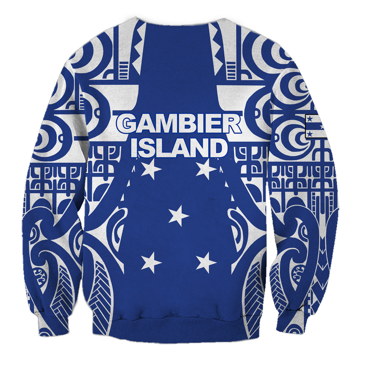 (Custom Personalised) Austral Islands Tribal Tattoo Sweatshirt - LT12 - Polynesian Pride