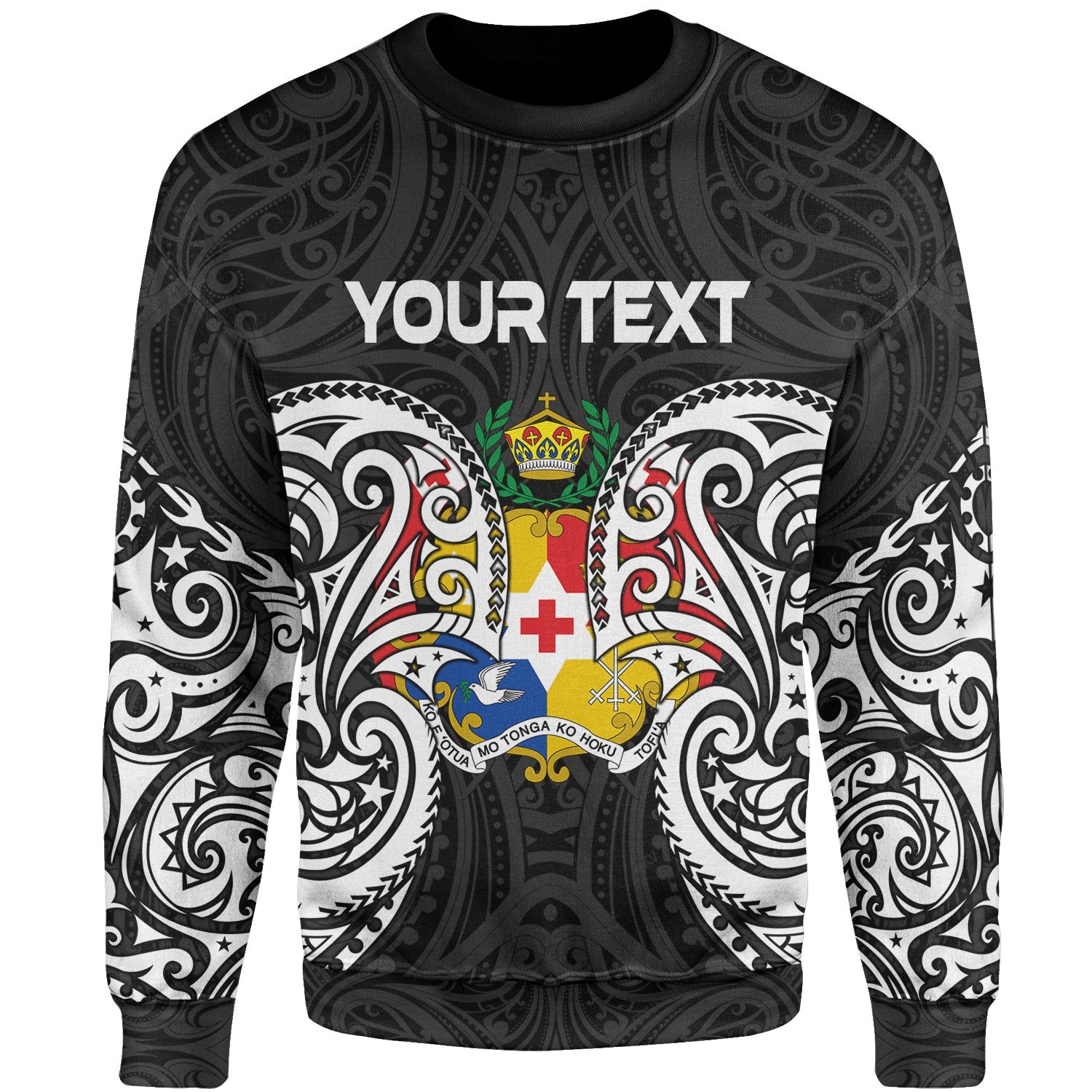 Tonga Polynesian Custom Personalised Sweater - Spirit Style White Unisex White - Polynesian Pride