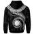 Nauru Polynesian Hoodie Nauru Waves (White) - Polynesian Pride