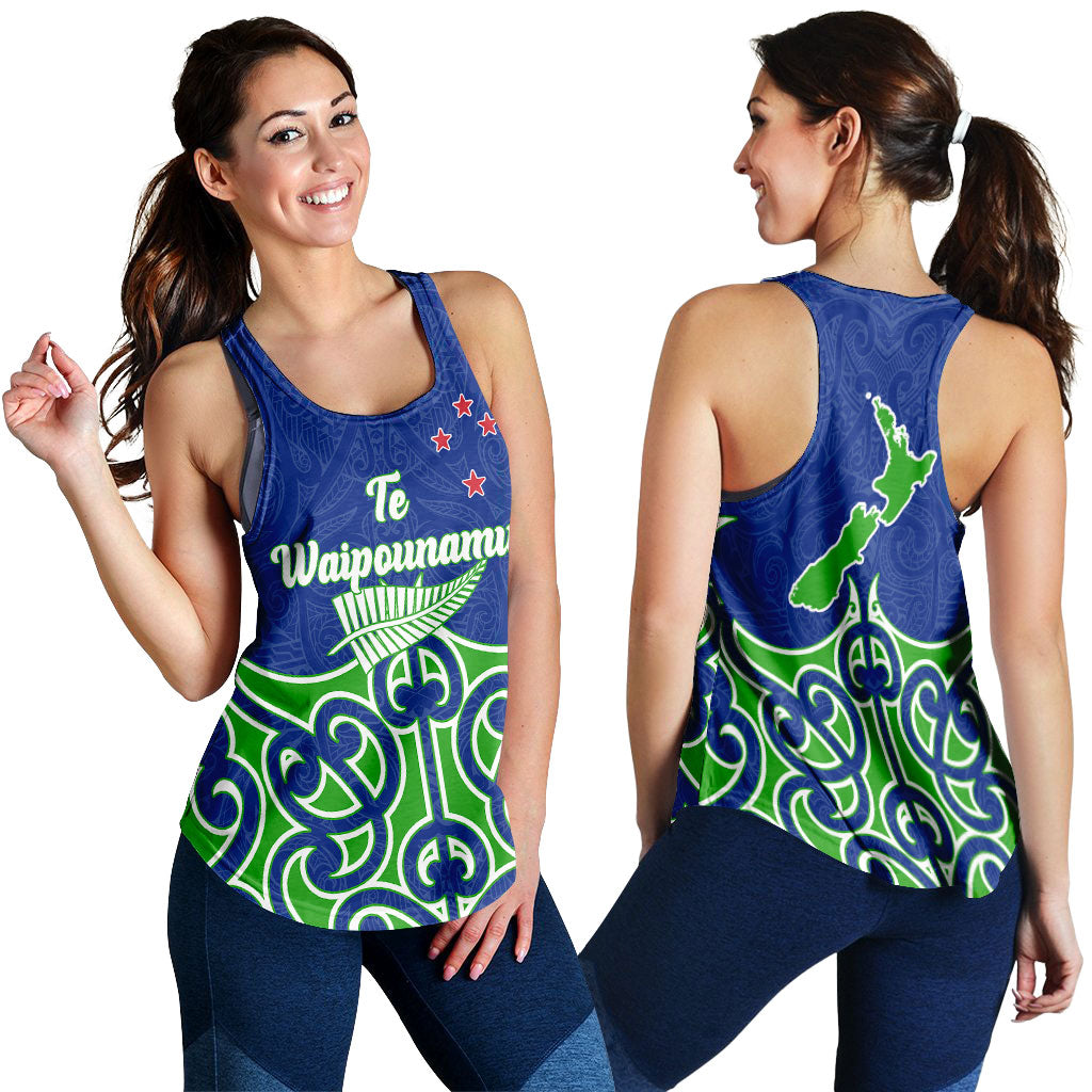 New Zealand South Island (Te Waipounamu) Pride Women Tank Top - LT12 - Polynesian Pride