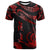 Vanuatu Polynesian Custom T Shirt Polynesian Tattoo Red Version Unisex Red - Polynesian Pride