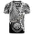 Federated States of Micronesia Custom T Shirt Tribal Wave Tattoo White Unisex White - Polynesian Pride