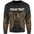 Yap Polynesian Custom Personalised Sweater - Spirit Style Gold Unisex Gold - Polynesian Pride