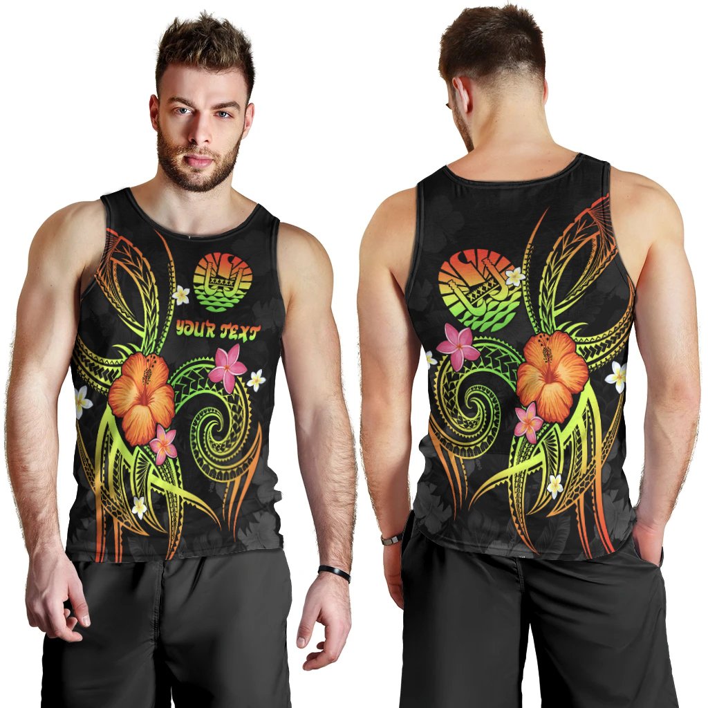 Polynesian Tahiti Personalised Men's Tank Top - Legend of Tahiti (Reggae) - Polynesian Pride