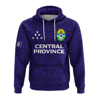 Custom Solomon Islands Central Province Hoodie Tribal Pattern LT12 - Polynesian Pride