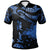 Papua New Guinea Custom Polo Shirt Polynesian Tattoo Blue Version Unisex Blue - Polynesian Pride