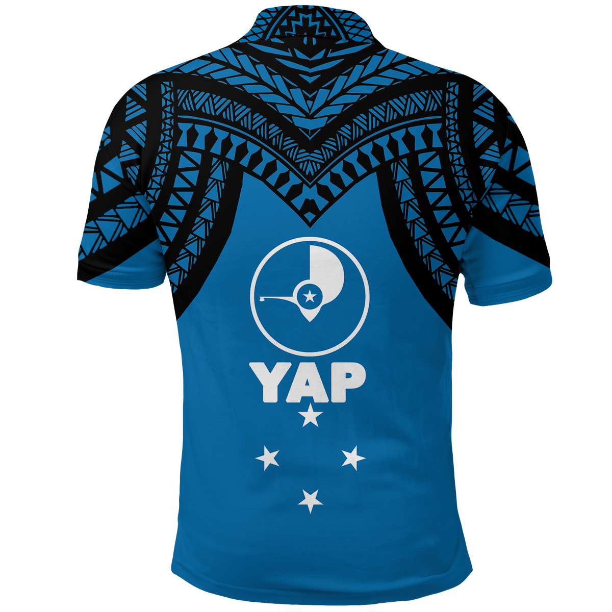 Custom Micronesia Yap Proud Yapese Polo Shirt LT12 - Polynesian Pride