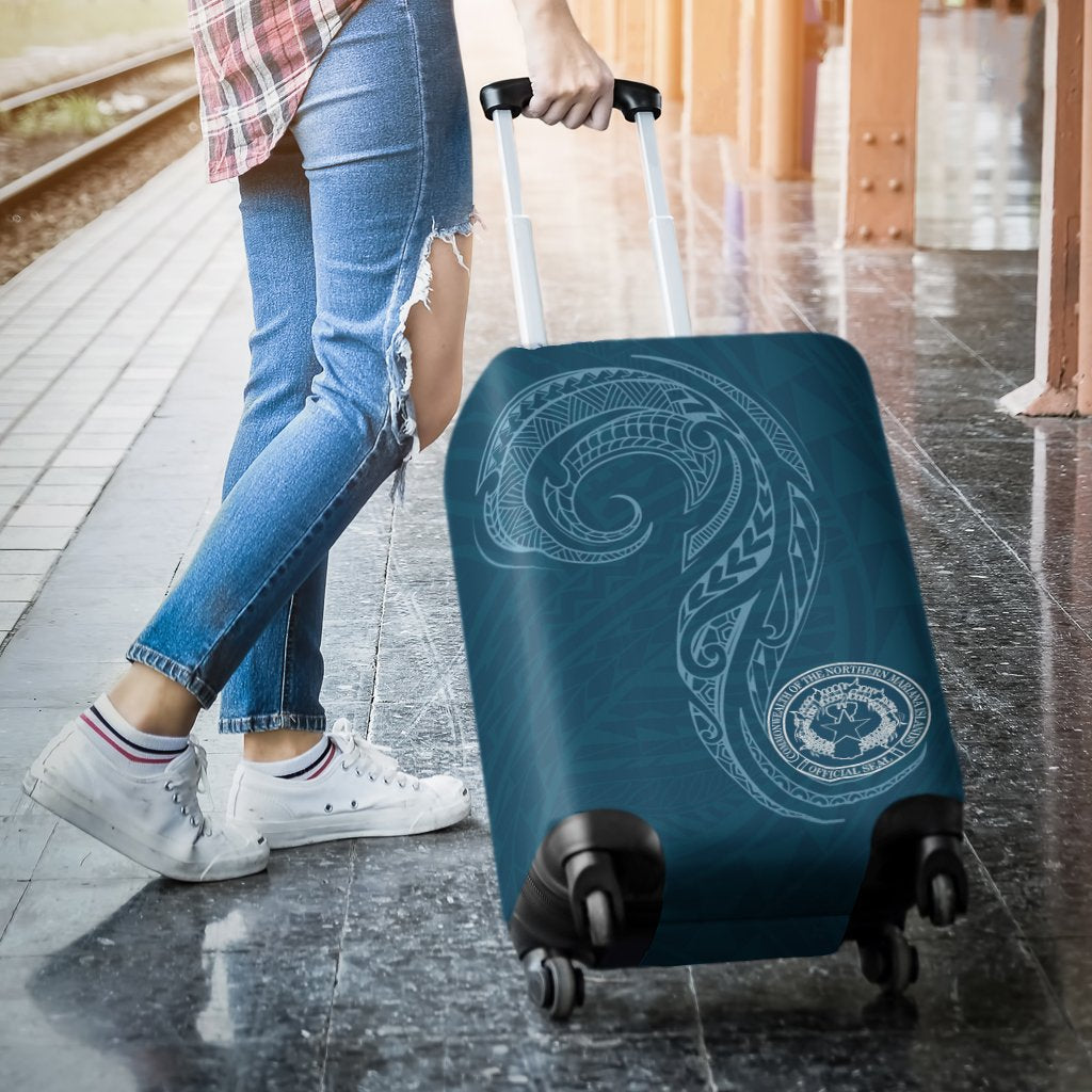 Northern Mariana Islands Luggage Covers - Polynesian Style - Polynesian Pride