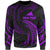 Tokelau Polynesian Custom Personalised Sweater - Purple Tribal Wave Unisex Purple - Polynesian Pride