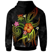Tuvalu Polynesian Custom Zip up Hoodie Legend of Tuvalu (Reggae) - Polynesian Pride