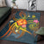 New Caledonia Polynesian Personalised Area Rug - Legend of New Caledonia (Blue) - Polynesian Pride