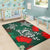 Hawaii Lehua Flowers Turtle Poly Area Rug - Ser Style - AH - Polynesian Pride