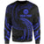 Tahiti Polynesian Custom Personalised Sweater - Blue Tribal Wave Unisex Blue - Polynesian Pride