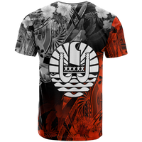 Tahiti Polynesian Custom T Shirt Vintage Polynesian Turtle - Polynesian Pride