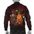 Fiji Polynesian Personalised Men's Bomber Jacket - Legend of Fiji (Red) - Polynesian Pride