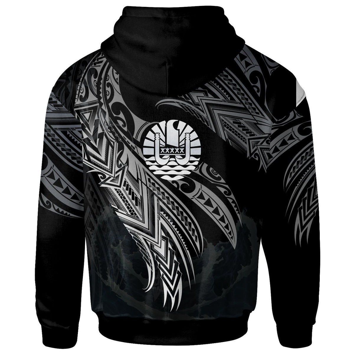 Tahiti Polynesian Hoodie Legend White Version - Polynesian Pride