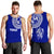 Tonga Men Tank Top Tongan Blue Turtle - LT12 - Polynesian Pride