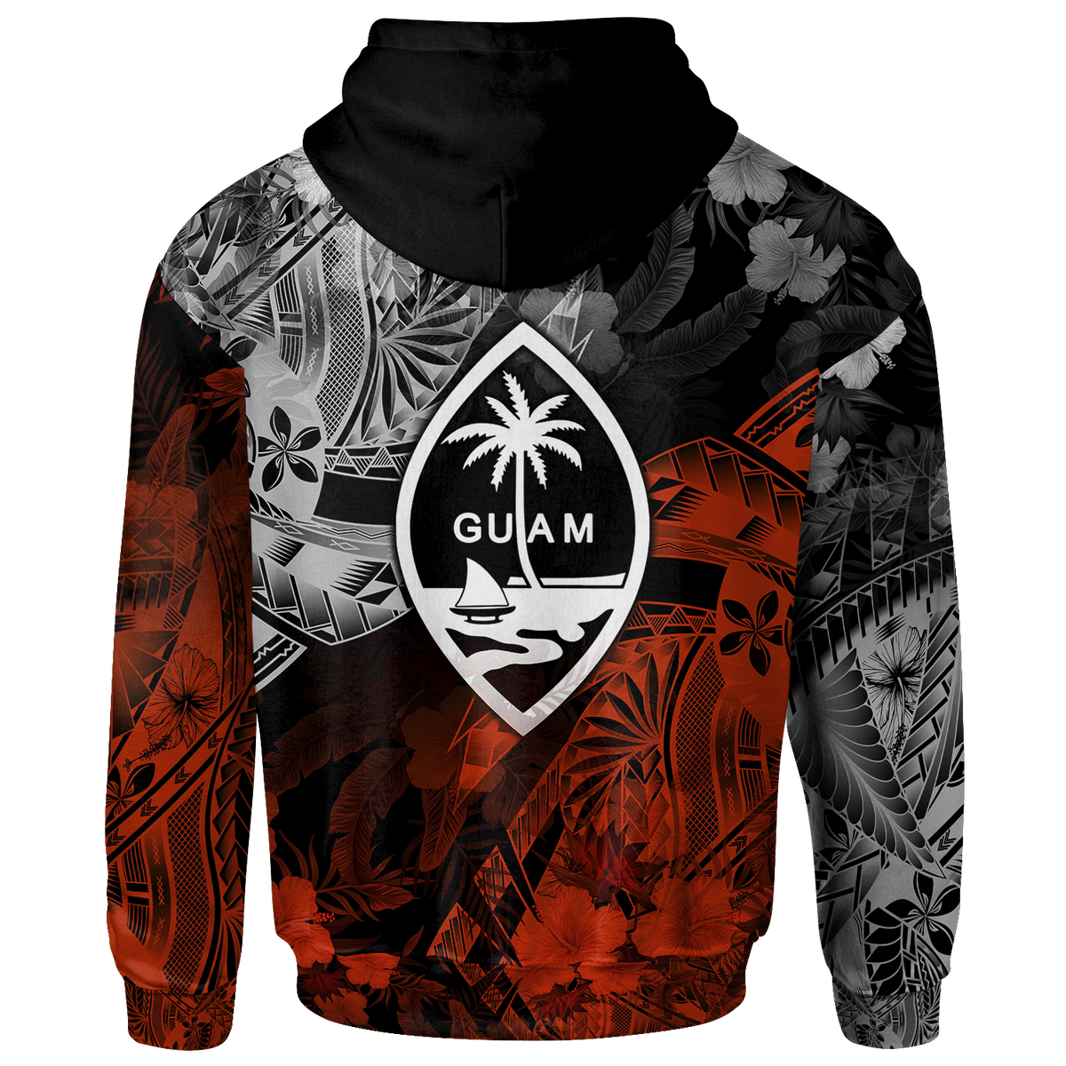 Guam Polynesian Custom Hoodie Vintage Polynesian - Polynesian Pride