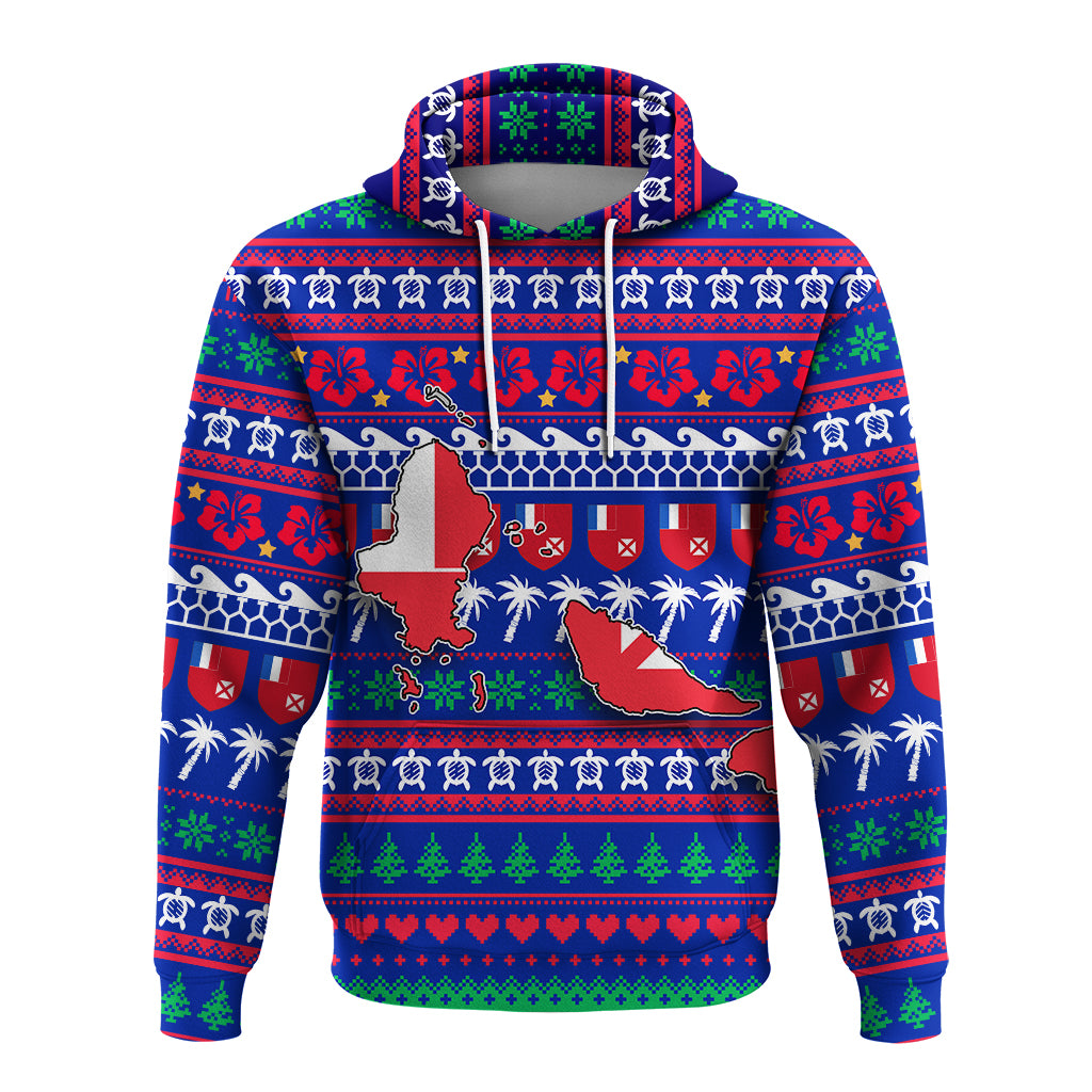 Wallis and Futuna Christmas Hoodie Ugly Christmas LT12 - Polynesian Pride