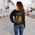 Niue Polynesian Personalised Women's Off Shoulder Sweater - Legend of Niue (Reggae) - Polynesian Pride