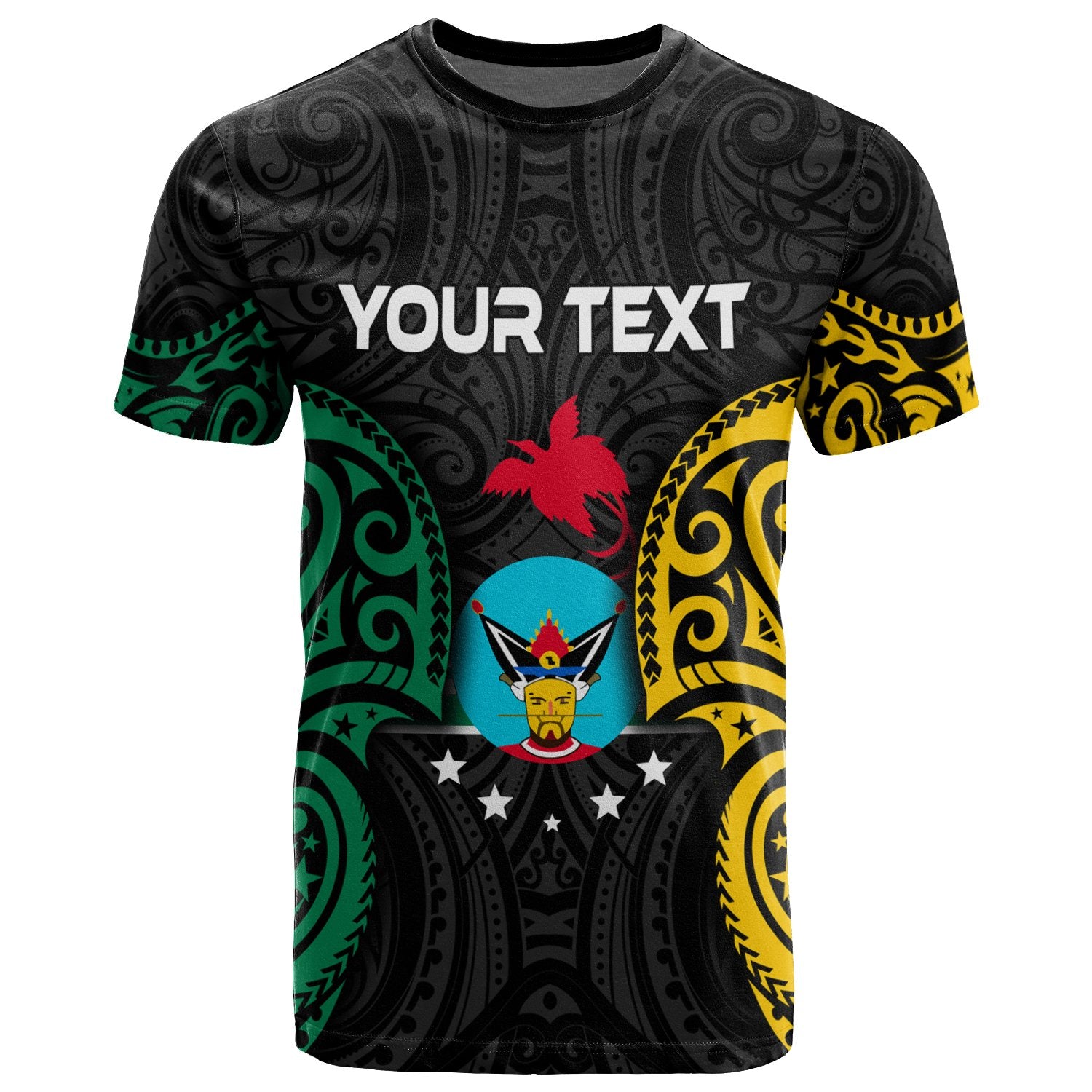 Papua New Guinea Hela Province Polynesian Custom T Shirt Spirit Version Unisex Black - Polynesian Pride