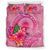 Marshall Islands Polynesian Bedding Set - Floral With Seal Pink - Polynesian Pride