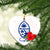 Guam Hibiscus White Christmas Ornament - LT12 - Polynesian Pride