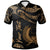 Pohnpei Custom Polo Shirt Polynesian Tattoo Gold Version Unisex Gold - Polynesian Pride