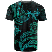 Hawaii Custom T Shirt Polynesian Turtle With Pattern - Polynesian Pride
