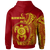 Hawaii Polynesian Custom Hoodie Vintage Polynesian Turtle (Red) - Polynesian Pride