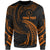 Chuuk Polynesian Custom Personalised Sweater - Orange Tribal Wave Unisex Orange - Polynesian Pride