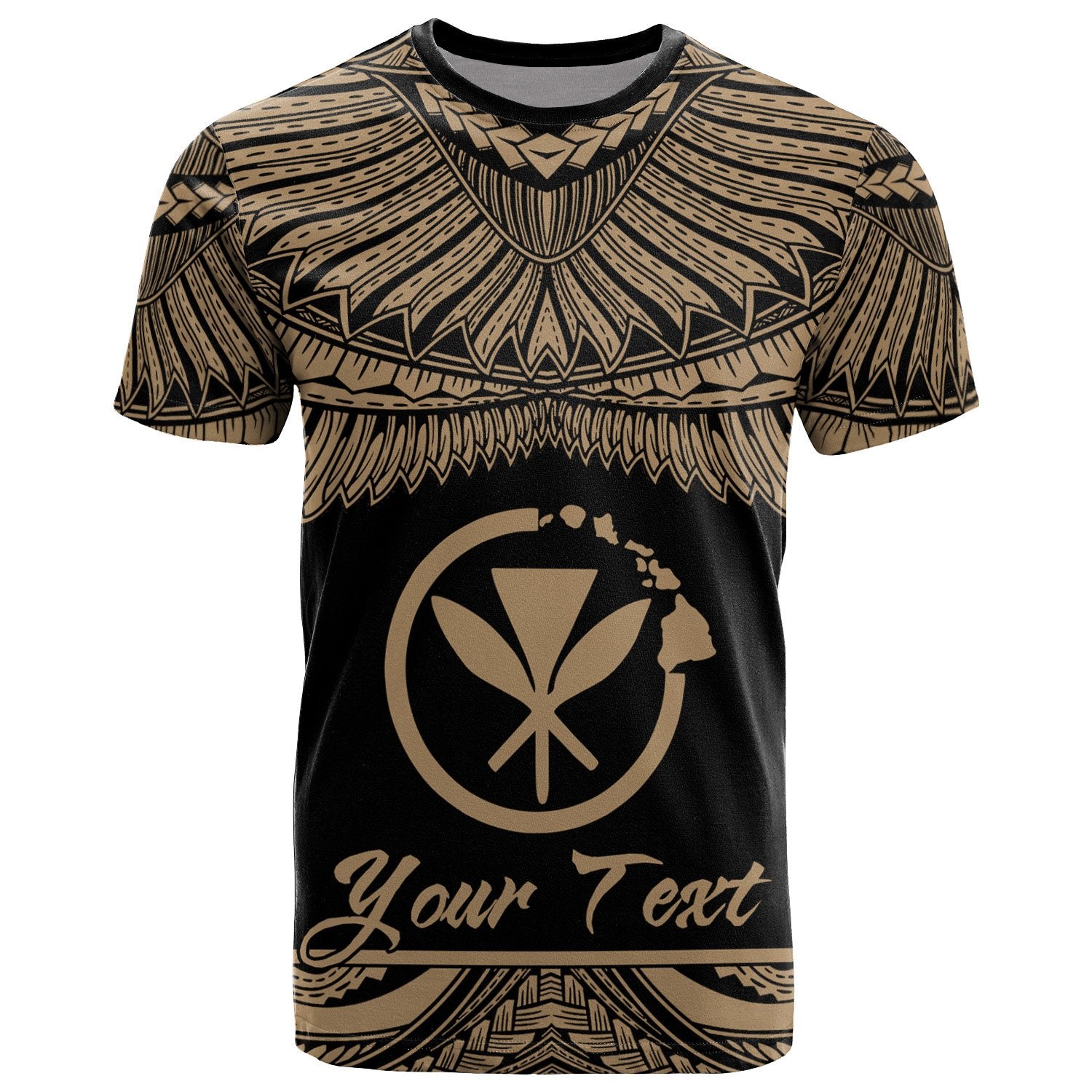 Hawaii Polynesian Custom T Shirt Hawaiian Pride Gold Version Unisex Art - Polynesian Pride