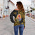 French Polynesia Women's Off Shoulder Sweaters - Abstract Style - Polynesian Pride