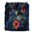 Cook Islands Polynesian Bedding Set - Blue Turtle Hibiscus - Polynesian Pride