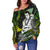 Samoan Warrior Pride Samoa Polynesia Women Off Shoulder Sweater - LT2 - Polynesian Pride