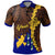 Papua New Guinea Manus Province Polynesian Custom Polo Shirt Tribal Wave Tattoo Unisex Blue - Polynesian Pride