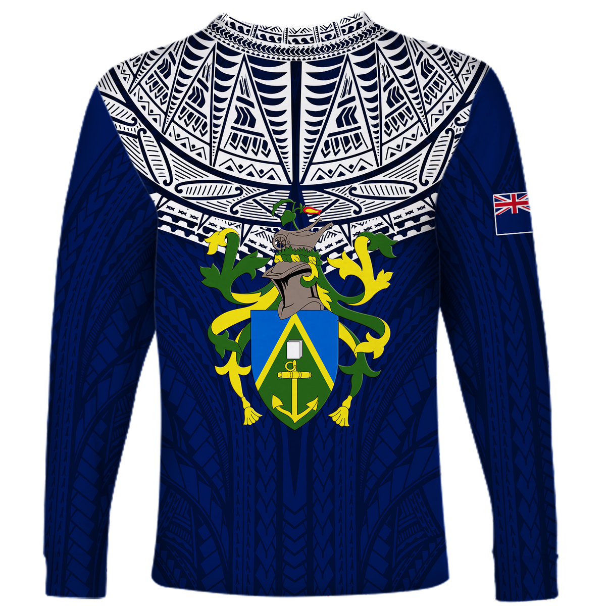 (Custom Personalised) Pitcairn Islands Pride Long Sleeve - LT12 - Polynesian Pride