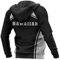 Hawaii Polynesian Zipper Hoodie Sport Style - Polynesian Pride