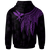 Polynesian Hawaii Kanaka Maoli Custom Zip up Hoodie Polynesian Wings (Purple) - Polynesian Pride