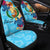 Pohnpei Car Seat Cover - Tropical Style Universal Fit Blue - Polynesian Pride