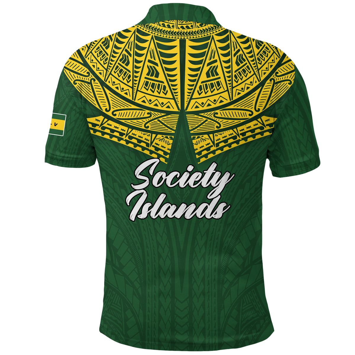 Custom Society Islands Pride Polo Shirt LT12 - Polynesian Pride
