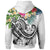 Fiji Polynesian Hoodie Summer Plumeria (White) - Polynesian Pride