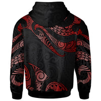 Hawaii Hoodie Polynesian Tattoo Red Version - Polynesian Pride