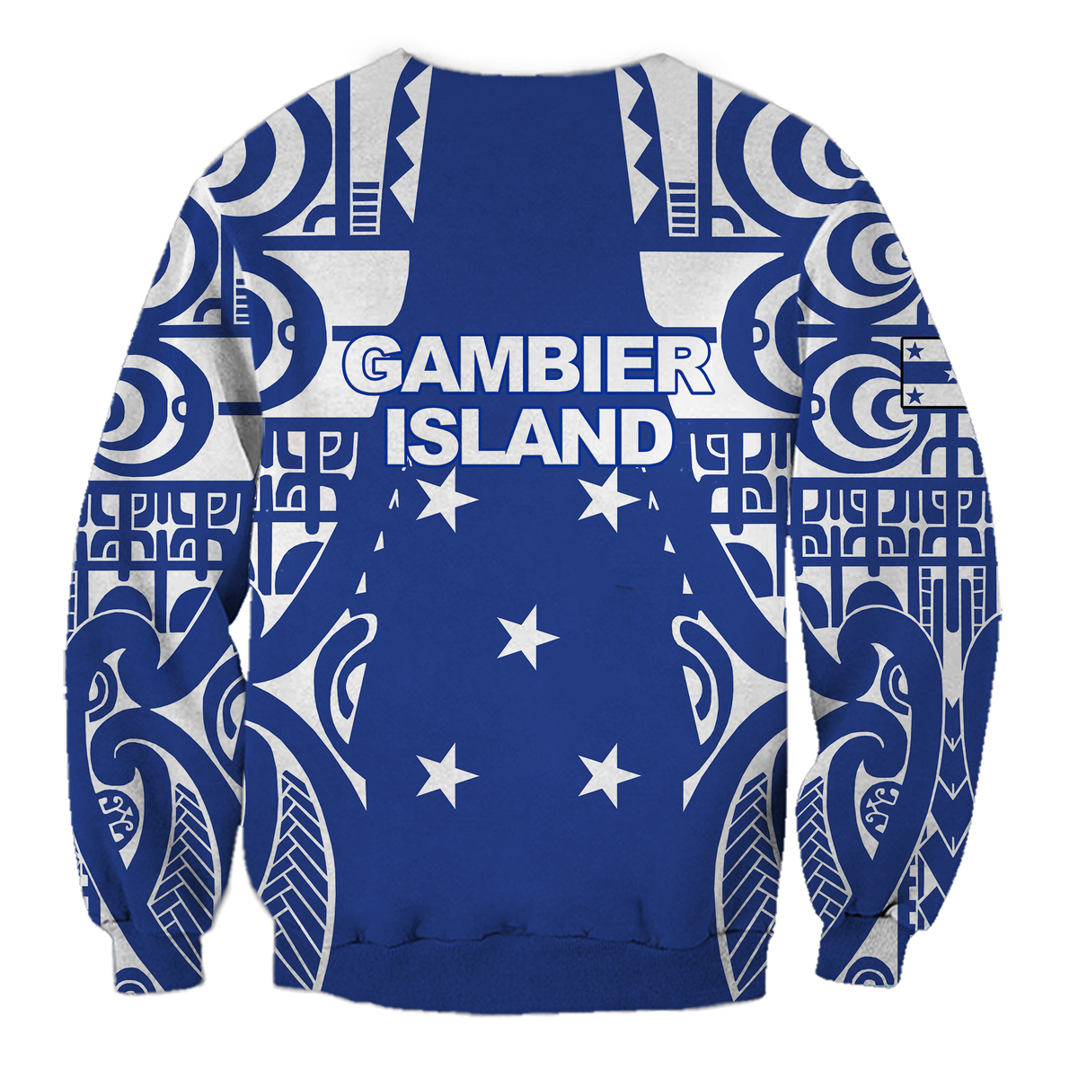 Gambier Islands Tribal Tattoo Sweatshirt - LT12 - Polynesian Pride
