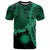 Marshall Islands Polynesian Custom T Shirt Tribal Wave Tattoo Green Unisex Green - Polynesian Pride