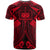 Samoa Polynesian T Shirt Samoa Red Seal with Polynesian Tattoo - Polynesian Pride